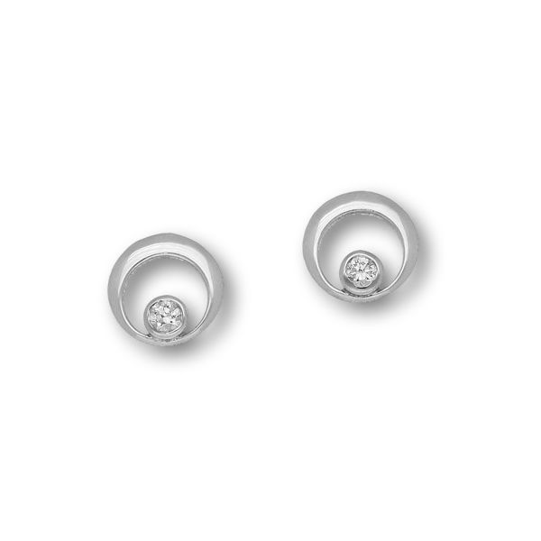 Harlequin Silver Earrings CE432 Cubic Zirconia