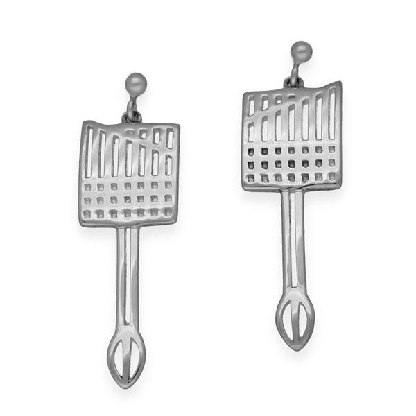 Charles Rennie Mackintosh Silver Earrings E1640
