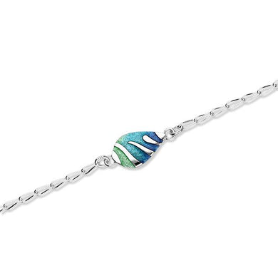 Mirage Single Drop Sterling Silver Bracelet, Mangrove