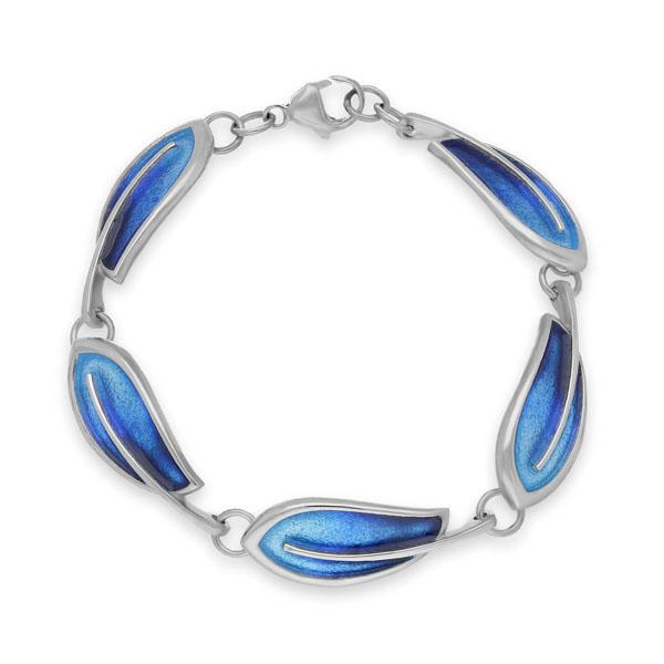 Leah Silver Bracelet EBL 62 Midnight Sapphire