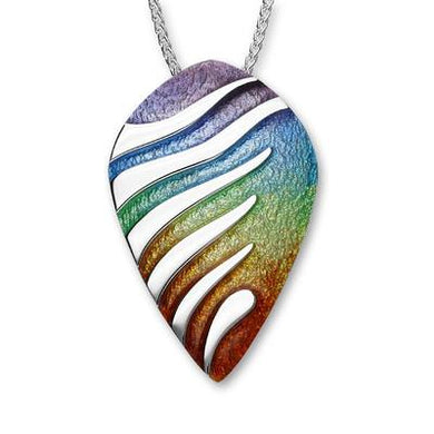 Mirage Silver Pendant, Rainbow