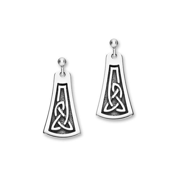 Celtic Silver Earrings E1789