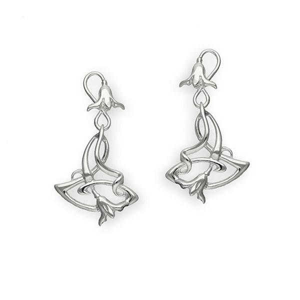 Art Nouveau Silver Earrings E243