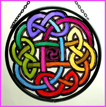 Eternal Knot, Multicolor Roundel