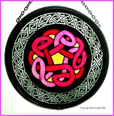Eternal Knot, Pink Roundel