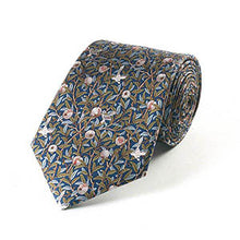 Load image into Gallery viewer, William Morris Pomegranate Silk Tie
