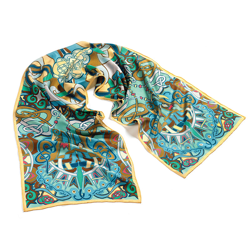 Celtic Phoenix Silk Scarf