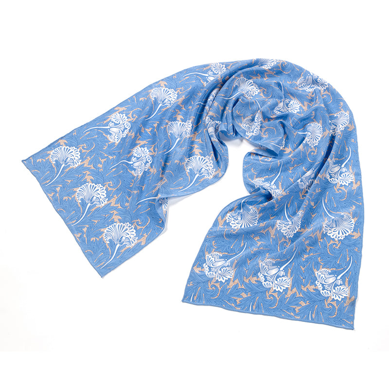 Morris Tulips Silk Scarf