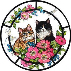 Kittens & Roses Roundel