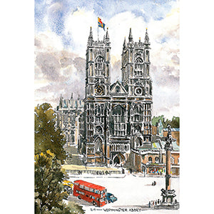 Westminster Abbey Watercolour