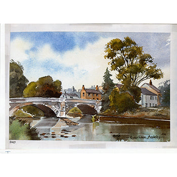 Appleby, River Eden Watercolour