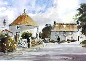 Veryan Cornwall Watercolour