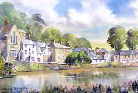 Cromford, Derbyshire Watercolour