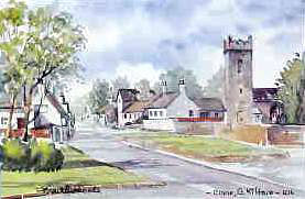 Clane, County Kildare Watercolour