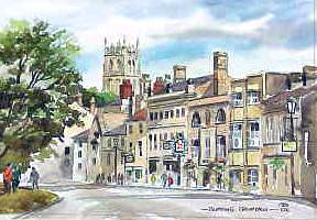 Chipping Campden Gloucestershire Watercolour