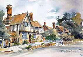 Penshurst, Old Post Office Kent Watercolour