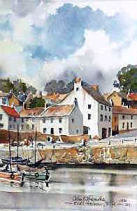 Crail Harbour Watercolour