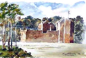 Doune Castle Watercolour