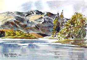 Loch Katrine Watercolour