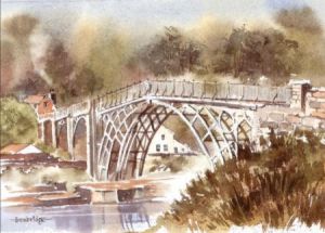 Ironbridge Shropshire Watercolour