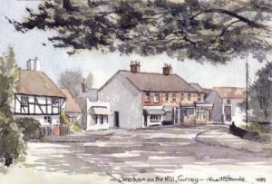 Caterham On The Mill Surrey Watercolour