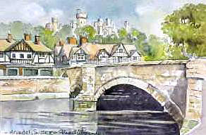 Arundel Sussex Watercolour