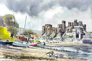 Conwy Castle Watercolour