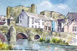 Haverford West Watercolour
