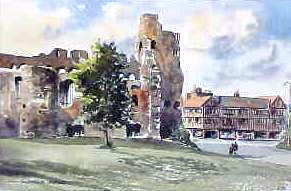 Swansea Castle Watercolour