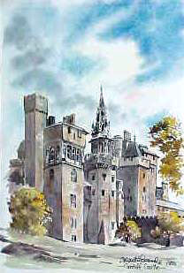 Cardiff Castle Watercolour