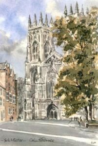 York Minster Yorkshire Watercolour