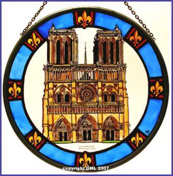 Notre Dame Cathedral, Front Elevation Roundel
