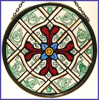 Notre Dame Cathedral, Red Cross Motif Roundel