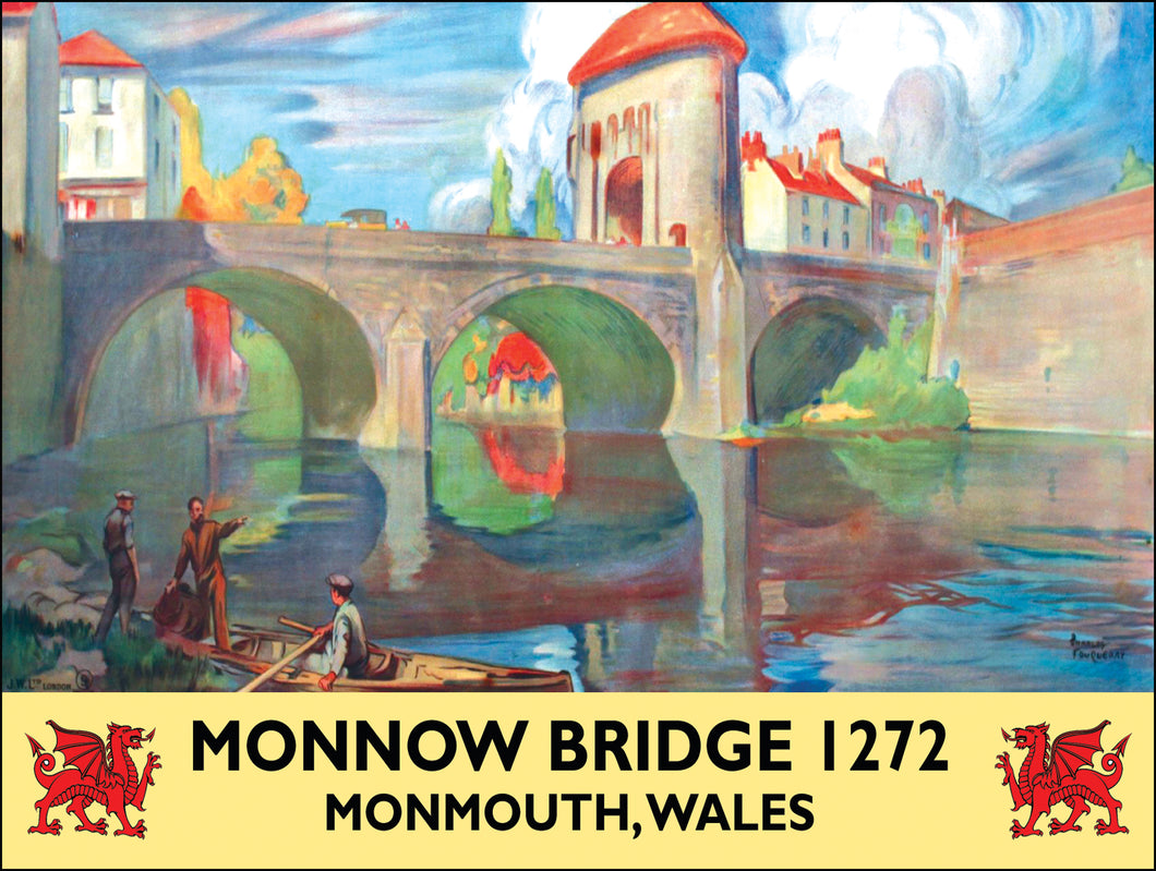 Mannow Bridge Wales Poster