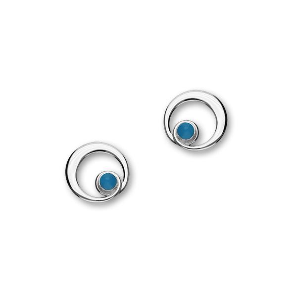 December Birthstone Silver Earrings SE375 Turquoise