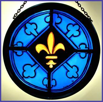 La Sainte-Chapelle, Fleur De Lys Motif Roundel