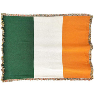 Irish Flag Throw Blanket