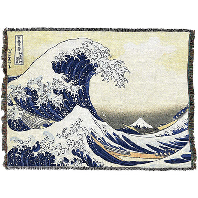 Great Wave Of Kanagawa Throw Blanket
