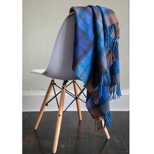 Load image into Gallery viewer, Buchanan Blue Tartan Lambswool Blanket
