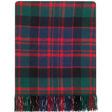 Load image into Gallery viewer, MacDonald Clan Modern Tartan Lambswool Blanket
