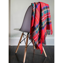 Load image into Gallery viewer, Stewart Royal Modern Tartan Lambswool Blanket
