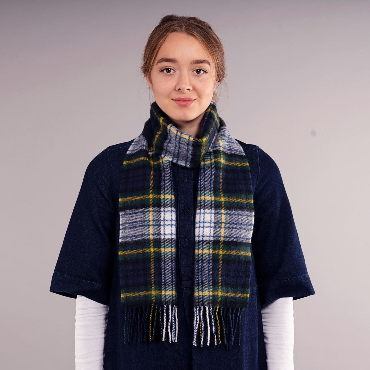gordon dress modern tartan Gordon Dress Modern Tartan Brushed Lambswool Scarf – Alberene Mail
