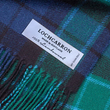 Load image into Gallery viewer, Graham of Menteith Modern Tartan Brushed Lambswool Scarf
