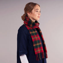 Load image into Gallery viewer, Maple Leaf Tartan Brushed Lambswool Scarf
