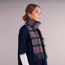 Load image into Gallery viewer, MacDonald Clan Ancient Tartan Brushed Lambswool Scarf
