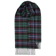 Load image into Gallery viewer, Russell Modern Tartan Brushed Lambswool Scarf
