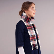 Load image into Gallery viewer, Stewart Dress Modern Tartan Brushed Lambswool Scarf
