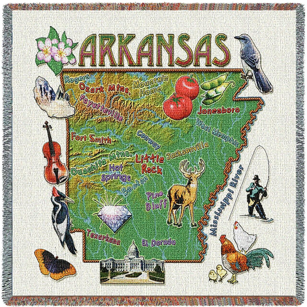 State of Arkansas Cotton Lap Square