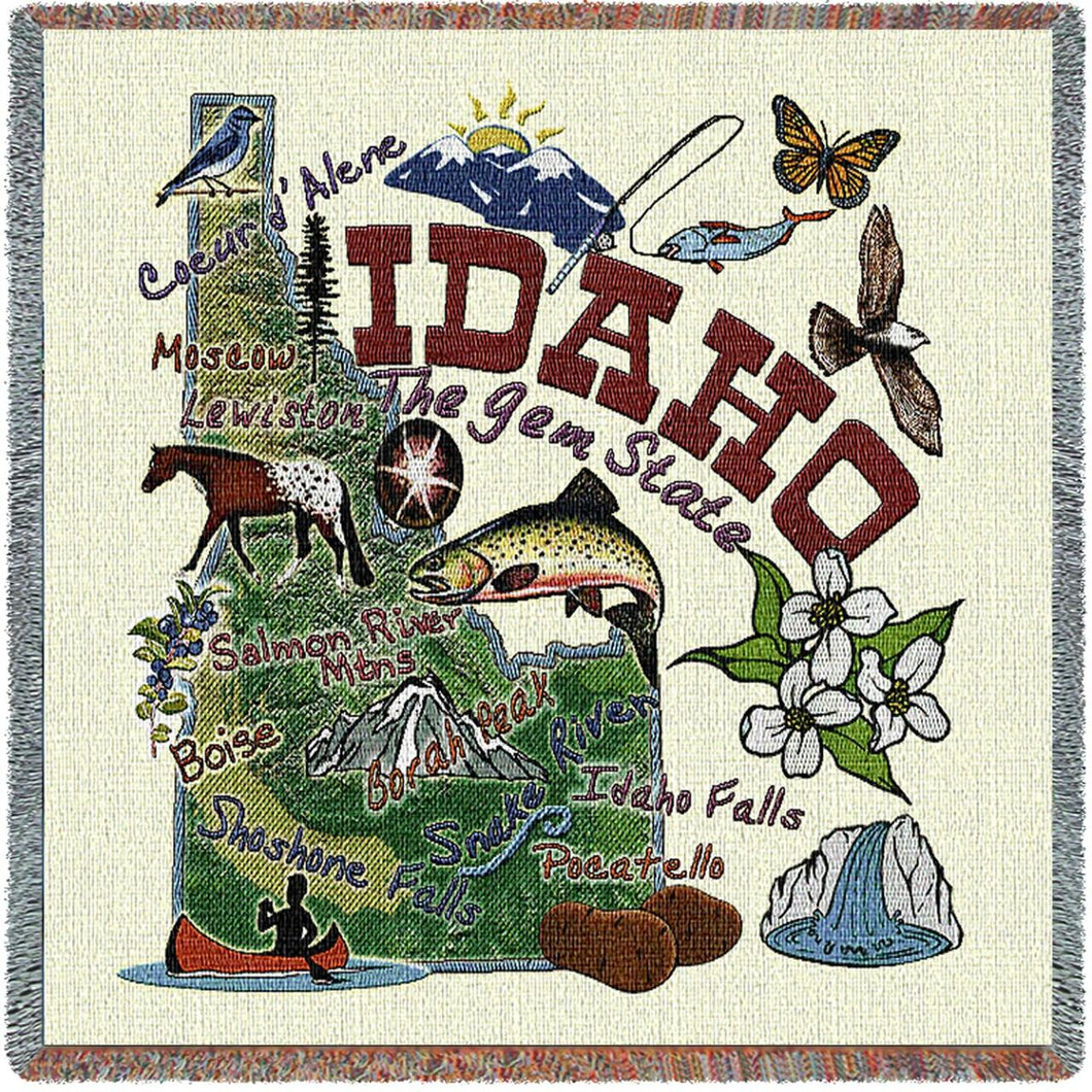 State of Idaho Cotton Lap Square