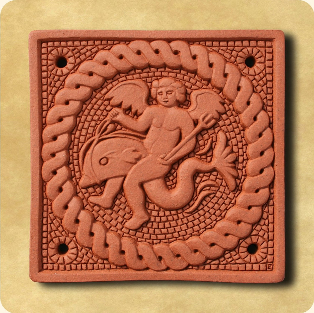 Cupid Riding on a Dolphin